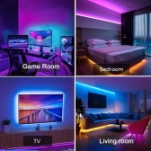 10m. Luzes fita  led rgb 1m-40m luz de sala led com controle